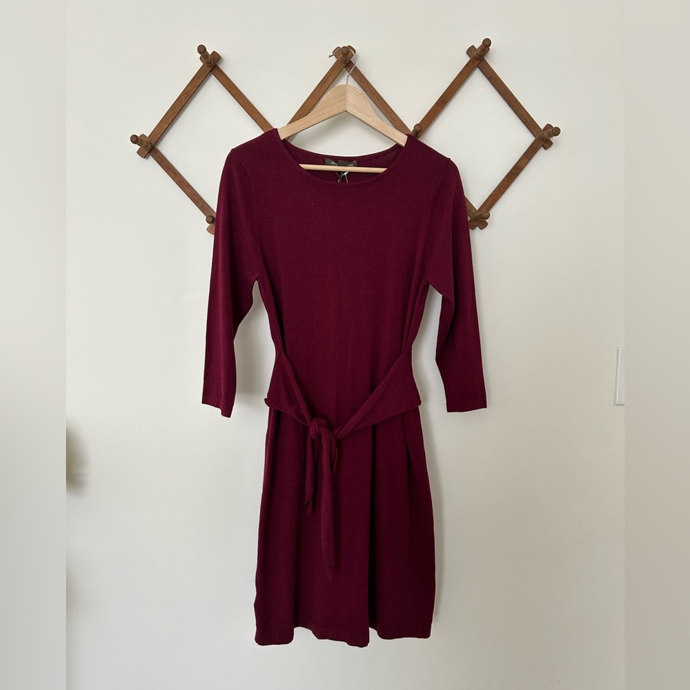 Tommy Bahama Deep Red Long Sleeve Dress